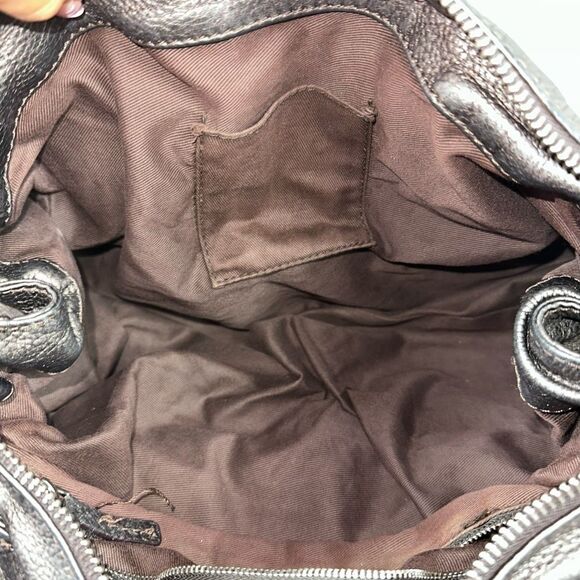 Chloe Paddington Vintage Bag Satchel Silver Black Gunmetal With Purple Tint Rare - Picture 3 of 16